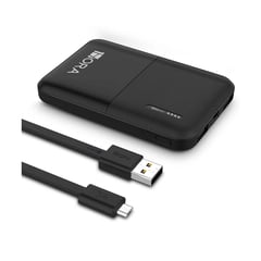 1HORA - Batería Mini Portátil Power Bank 5000Mah Gar103 - Color Negro