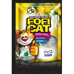 FOFI CAT - Arena Para Gatos Foficat Con Aroma Limon 5Kg