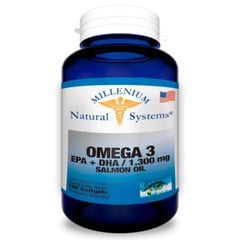 MILENIUM - Omega 3 1300mg epa + dha 100 softgels natural systems