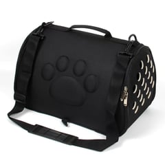 WUUFU - Bolso Maletin Guacal Mascotas Perro Gato Plegable Negro