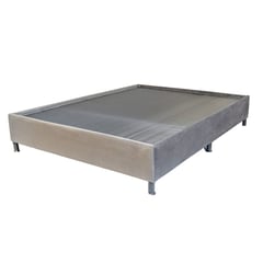 GENERICO - Base Cama Semidoble Gris EM