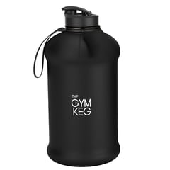 GENERICO - Termo Botilito Botella Agua 2 Litros Deporte Gym Con Funda - Negro
