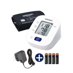 OMRON - Tensiómetro de brazo auto hem-7142 + Adaptador de CA HHP-AM01 LA