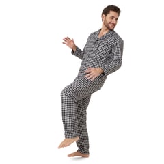 SANTANA - Pijama Hombre Carlos Gris Ceniza