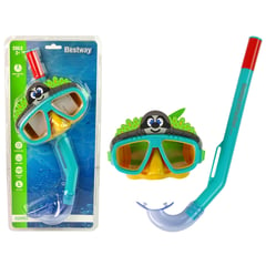 BESTWAY - Careta Snorkel Kit Buceo Resistente Niños 24059