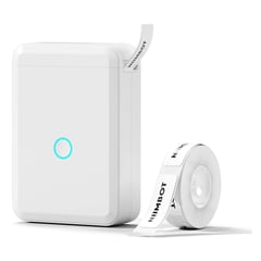 NIIMBOT - Impresora de etiquetas D110 Bluetooth 1 rollo blanco Mini