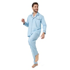 SANTANA - Pijama Hombre Carlos Turquesa