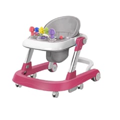 KIDSHOP - Caminador Mesa Interactiva Para Bebes Andadera Primeros Rosa 7138