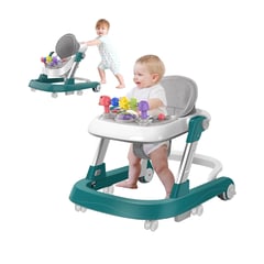 KIDSHOP - Caminador Mesa Interactiva Para Bebes Andadera Primeros Verde 7138