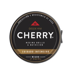 CHERRY - Betún pasta Negro 65g