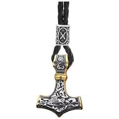 GENERICO - Martillo de Thor Collar Vikingo de Acero Inoxidable