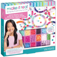 MAKE IT REAL - Set De Manillas Con Caja De Almacenamiento 3400 Piezas Niñas