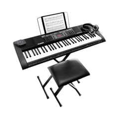 ALESIS - Teclado Harmony 61 Base Audifono Silla Pedal Sustein