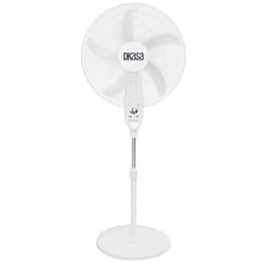 DKASA - Ventilador De Pedestal Recargable 18 Pulgadas Blanco