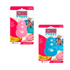 KONG - Juguete  Perro Caucho Puppy Portapasabocas L