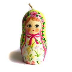 EGG PRODUCTOS DE PAZ - Vela Muñeca Matrioshka Flores