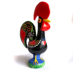 EGG PRODUCTOS DE PAZ - Figura Decorativa Gallo Negro