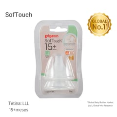 PIGEON - Tetina Softouch WN3 Talla 3L 15 meses