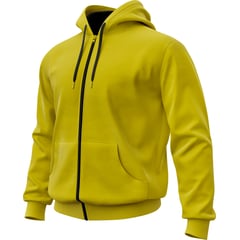 SEVEN ONE - Hoodie Buzo con cremallera Algodon Perchado 280Gr - Hombre