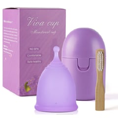 GENERICO - Kit Copa Menstrual + Vaso Esterilizador Talla S