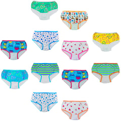 GENERICO - Set x12 interior panty niña bebe glotoncitos - multicolor..