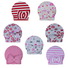 GENERICO - Set semanario gorros bebe glotoncitos niña - multicolor.