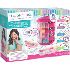 MAKE IT REAL - Set Torre Pulseras 5 En 1 Creatividad Sin Límites Niñas