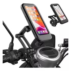 GENERICO - Soporte Impermeable Porta Celular Para Motocicletabicicleta