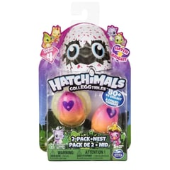 HATCHIMALS - Huevos Coleccionables X2 Con Nido Serie 4