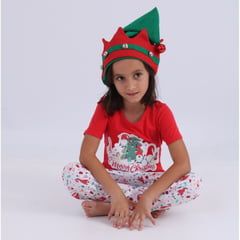 COPO DE NIEVE - Pijama Navidad Niña Roja