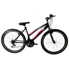 ATILA - Bicicleta MTB para Mujer rin 26 con 18 cambios Negro Fucsia