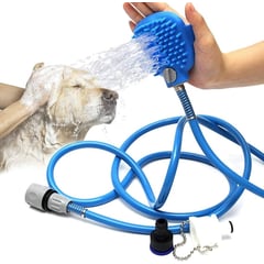 GENERICO - Cabezal de ducha para perros con adaptador grifo de manguera