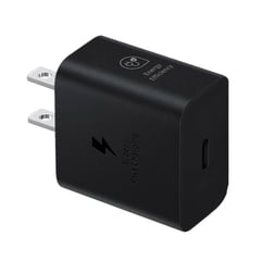 SAMSUNG - Cargador 25W USB-C carga rapida EP-T2510NBEGCA - Negro