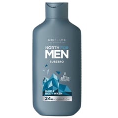 ORIFLAME - Gel de Ducha y Shampoo North For Men SubZero