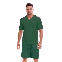 ROMANELLA - Pijama de short Criestian CC para hombre