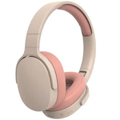 DANKI - Audifonos Diadema Bluetooth Ajustable Musica Mate Rosa Recargable