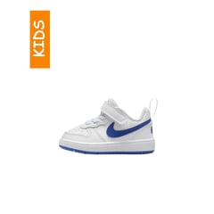 NIKE - TENIS BEBE COURT BOROUGH LOW RECRAFT DV5458-110 BLANCO AZUL