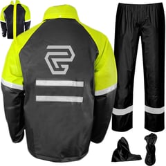 GENERICO - Impermeable Moto Traje GP Pvc Alto Calibre