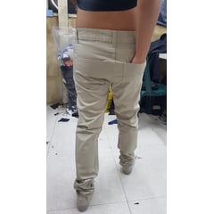GENERICO - Pantalon dril licrado para hombre clasico colores tipo jean