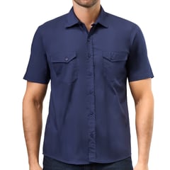 CROYDON - Camisa Camilo Azul para Hombre