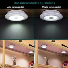 GENERICO - LUZ LED INHALAMBRICA X3