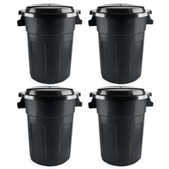 ENERGY PLUS - Kit X4 Canecas Tanque Grande Multiuso Plástica 70L con Tapa