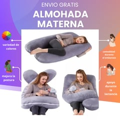 DORMIALMOHADA - Almohada Materna Forma De U Cojín Relajacion Embarazo