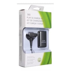 PIX LINK - Carga Y Juega Bateria Pila Xbox 360 De Cargador Control