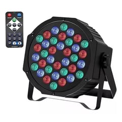 GENERICO - Luces Escenario Audioritmica 36 Leds DMX Control Romoto Activacion