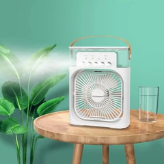 GENERICO - Ventilador Humidificador De Escritorio Luces Hielo Economico