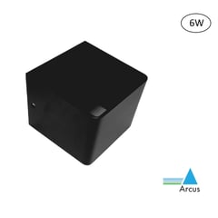 ARCUS - Aplique LED de pared Zeus negro luz cálida