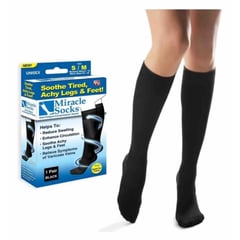 GENERICO - Media Miracle Socks De Compresion Anti Varices