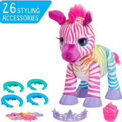 FUR REAL FRIENDS - FurReal Zebra Interactiva Zenya My Rainbow