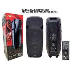 NIA - Cabina De Sonido Envolvente Super Potentes Parlantes D 2x15p